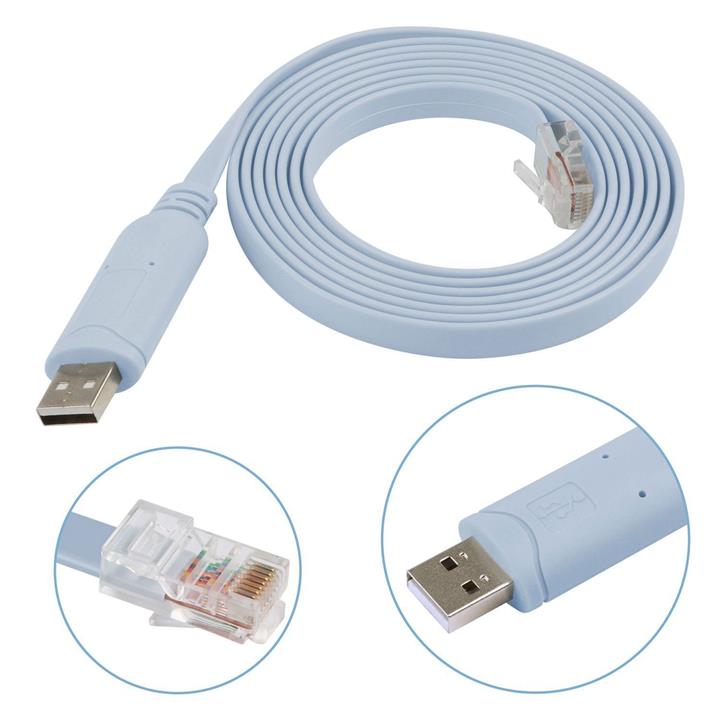 کابل کنسول USB به شبکه (CISCO CONSOLE) USB Console Cable USB to RJ45